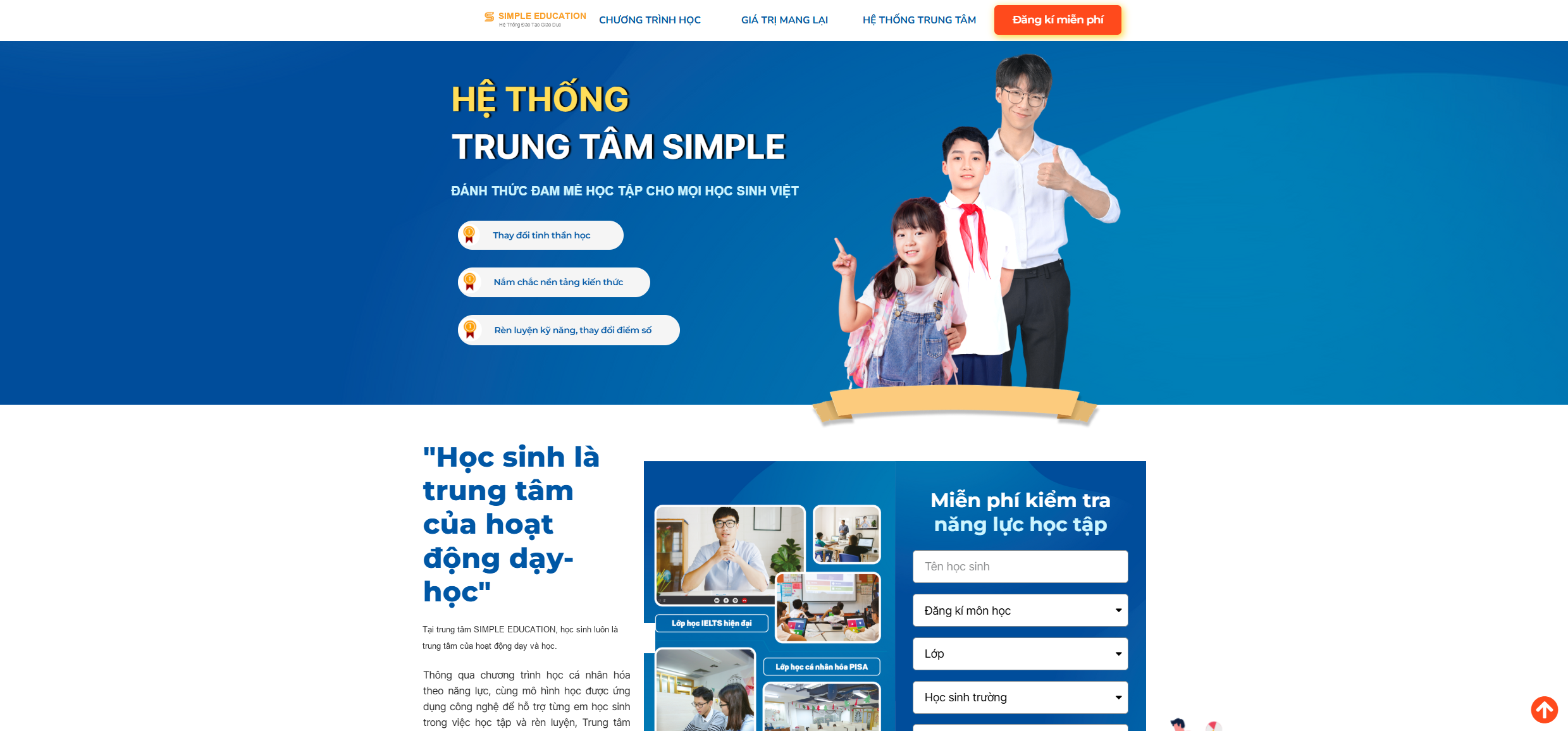 Hệ Thống Trung Tâm Simple Education