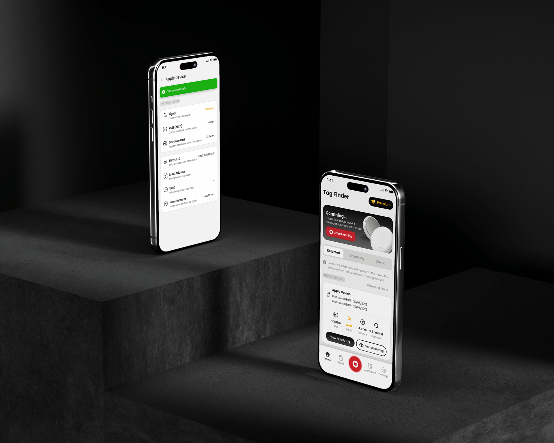 Tracker Alert & Device Scan