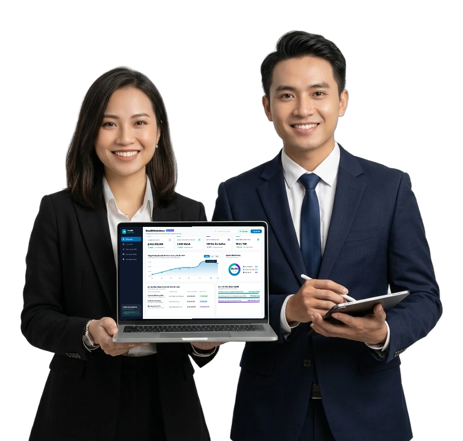 Đội ngũ chuyên gia OneBit Solutions tư vấn giải pháp số